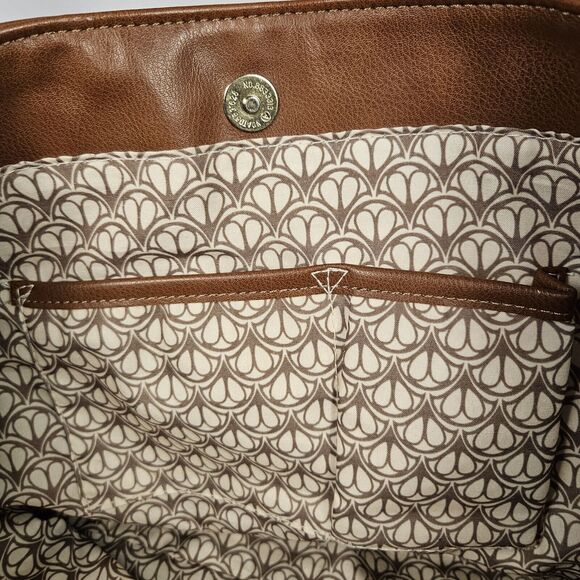 Big Buddha Western Tote Two Tone Brown Tassel Large Shoulder Handbag Business XL - Picture 11 of 16